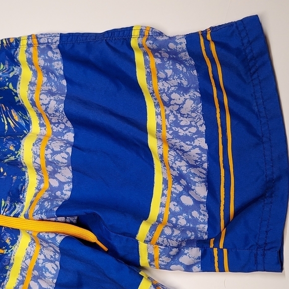 Boys Shark Nation Swim Trunks Size L 14/16 - Picture 4 of 11